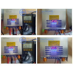 0-48V/0-10A Adjustable DC Power Supply with Display Volt Ampere